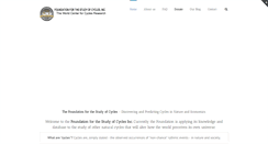 Desktop Screenshot of foundationforthestudyofcycles.org
